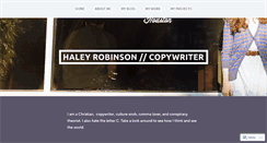 Desktop Screenshot of haleyrobinson.com